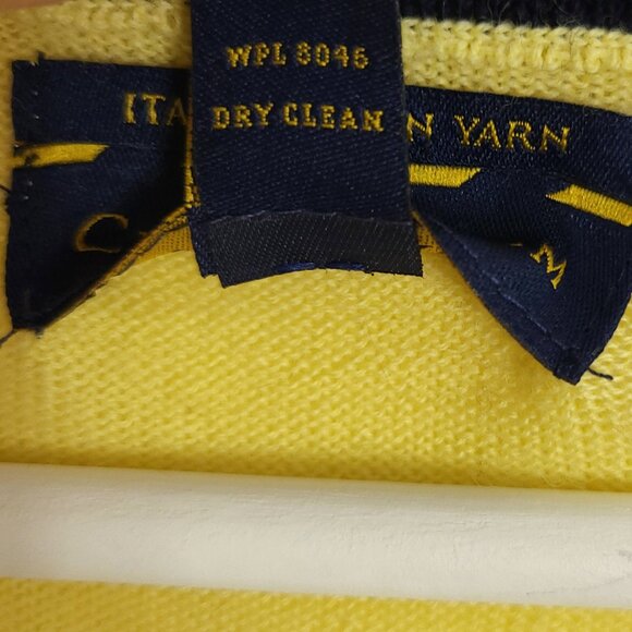 Club Room Yellow Wool Blend Sweater - Picture 4 of 5